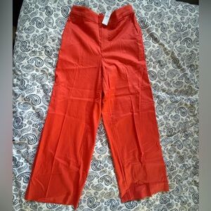 HAYDEN WIDE-LEG LINEN-BLEND PULL-ON PANT